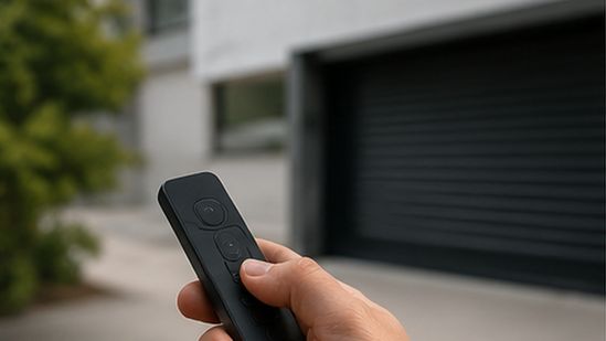 Smart motorized roller shutter controlled remotely for home automation