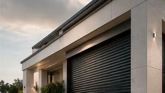 Exterior roller shutters providing enhanced security for a modern home